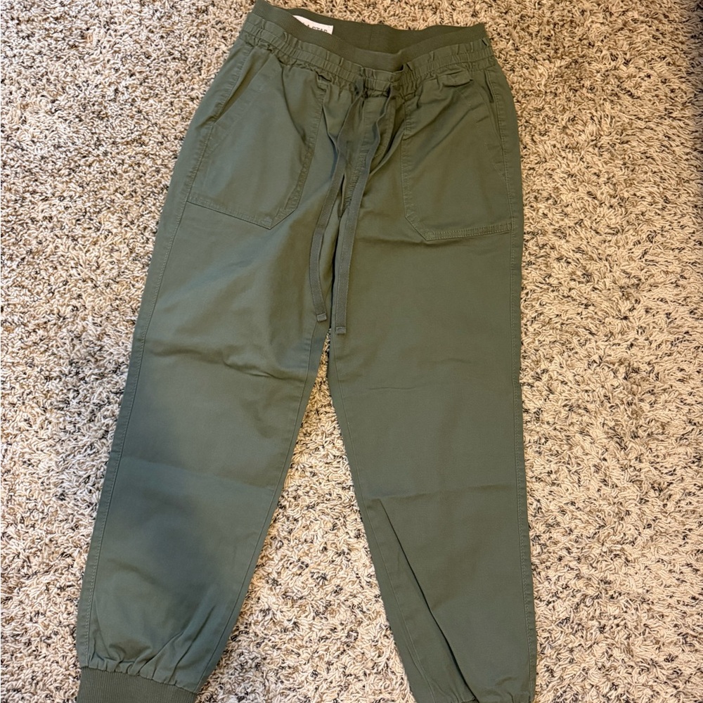 Olive Green Jogger Pants